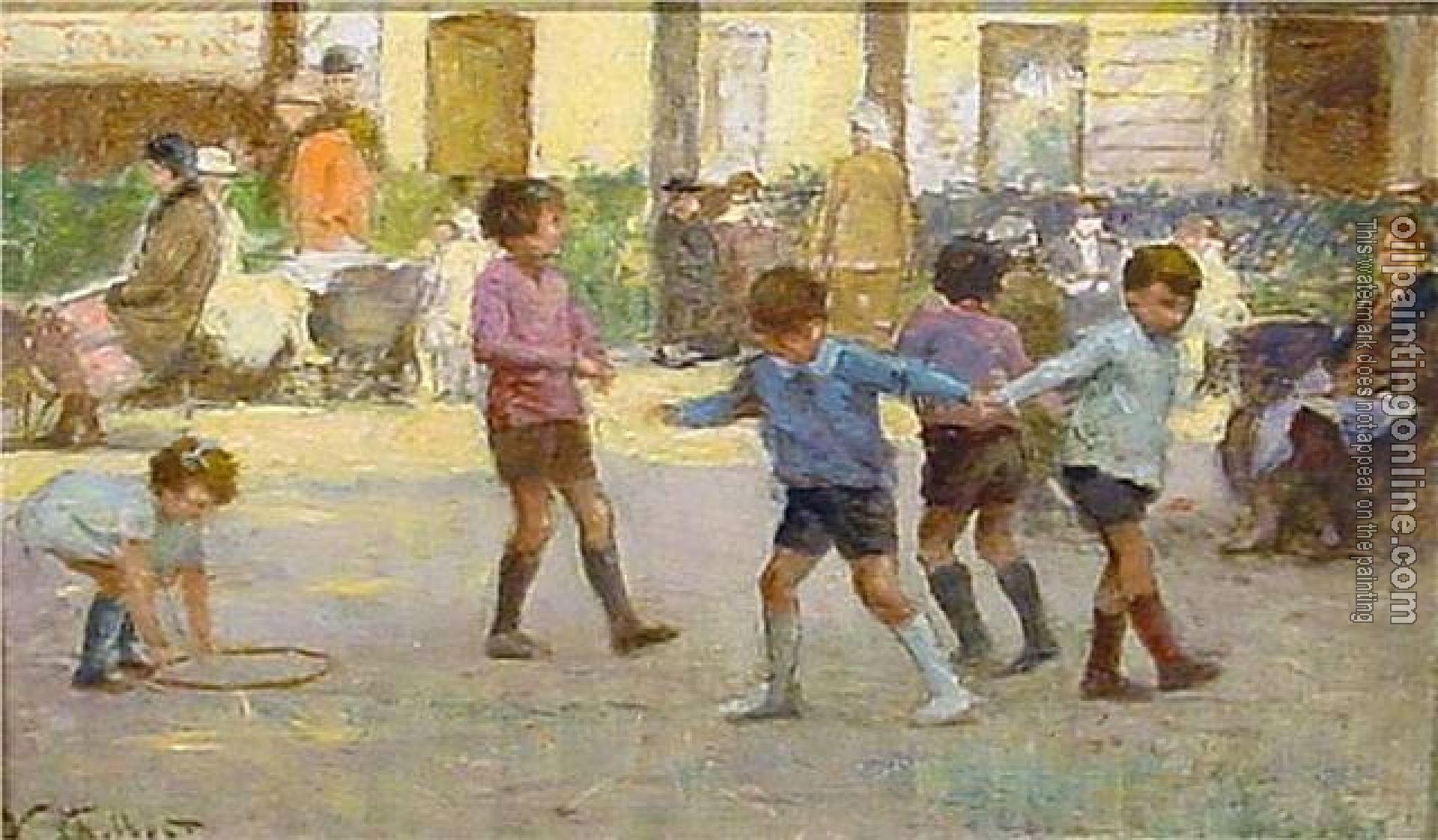 Gilbert, Victor Gabriel - Children at Play